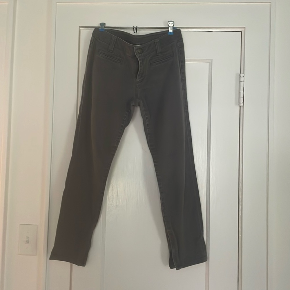 Cabi slate cropped jeans